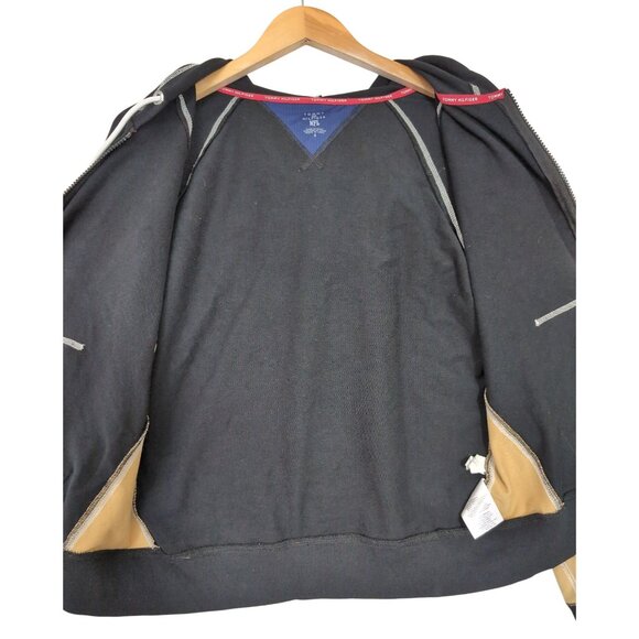 New Orleans Saints Tommy Hilfiger Hoodie Sweatshirt Womens S Black Gold Full Zip - Picture 8 of 13
